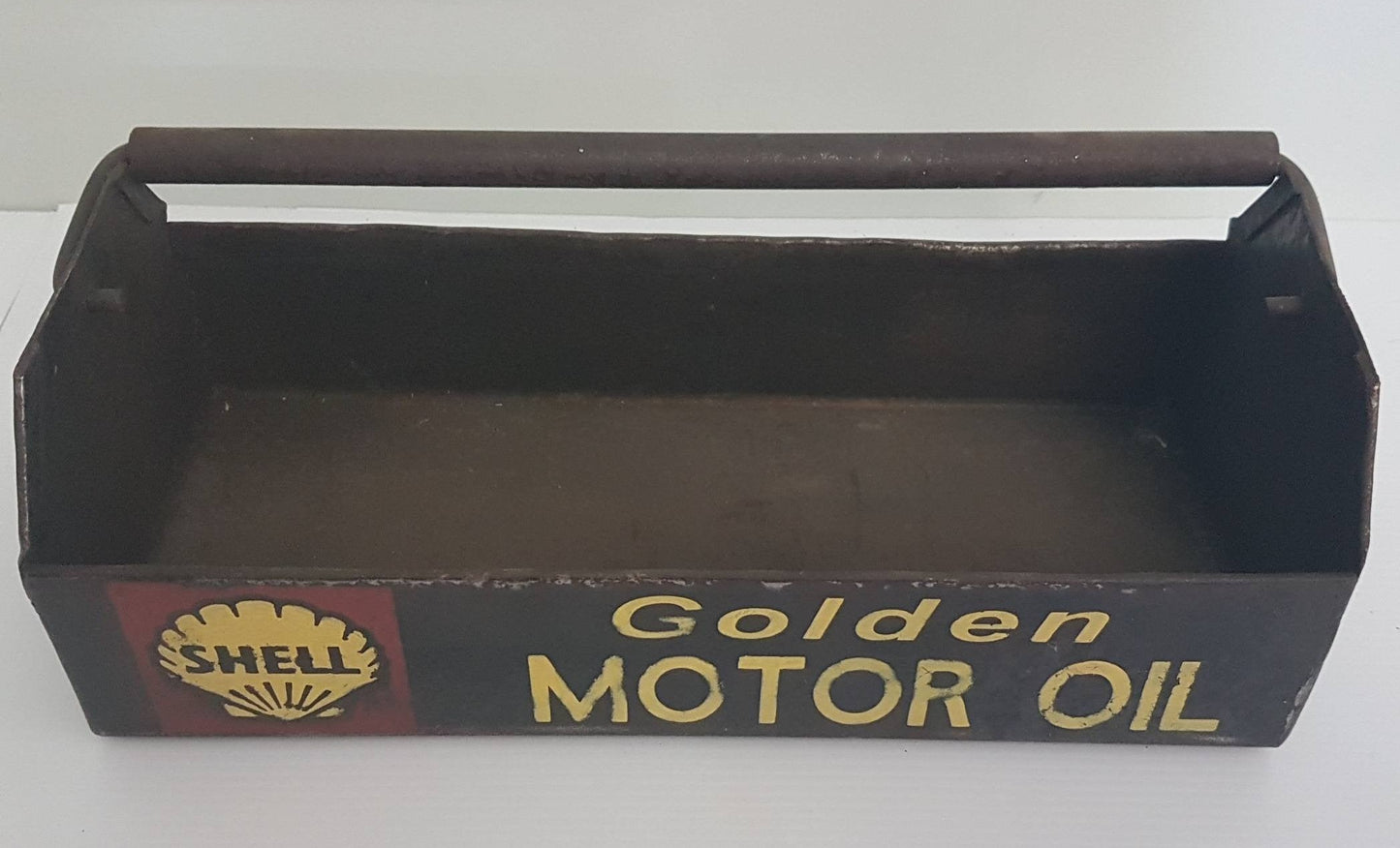 tool crate golden motor oil tray