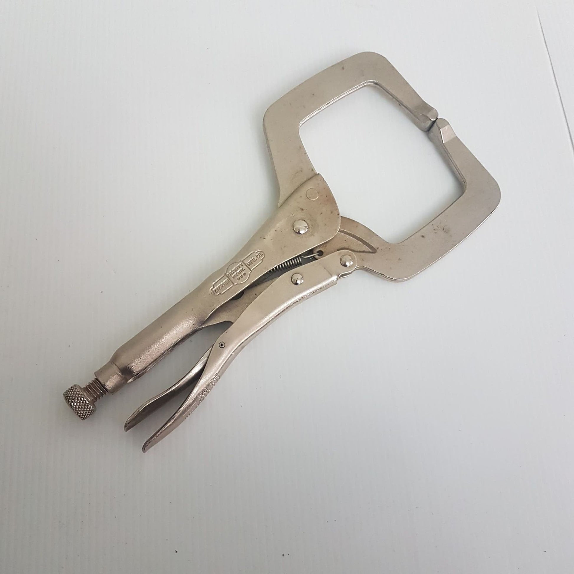 vise grip industrial tools 11r locking c-clamp like new