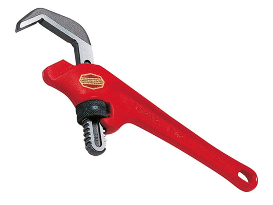 ridgid (31305) e-110 9-1/2" 1-1/8-2-5/8" capacity hex pipe wrench offset