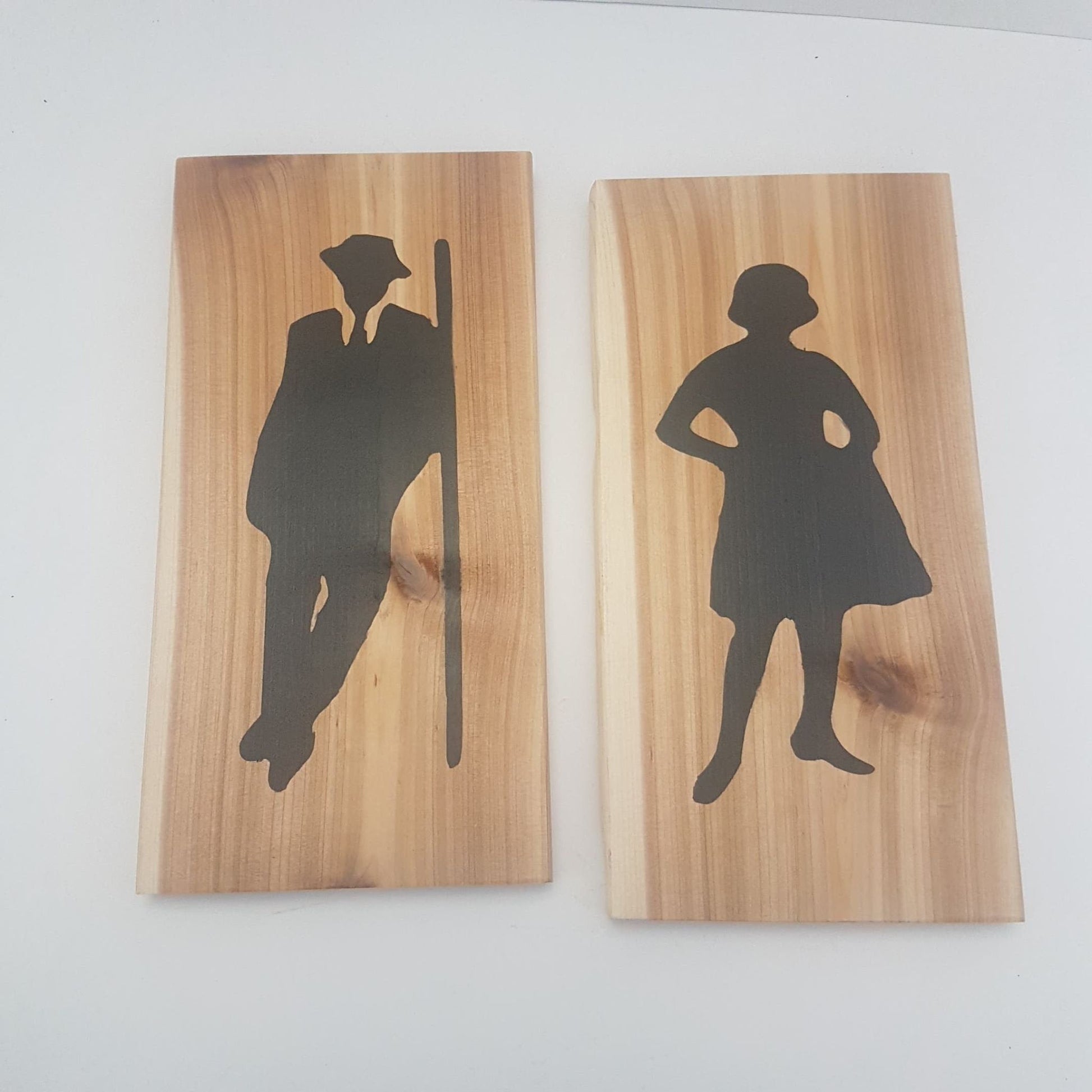 bathroom signs mens and womens bathroom restroom sign