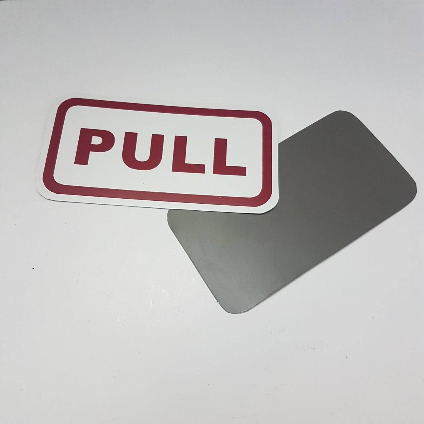push pull business signs aluminum
