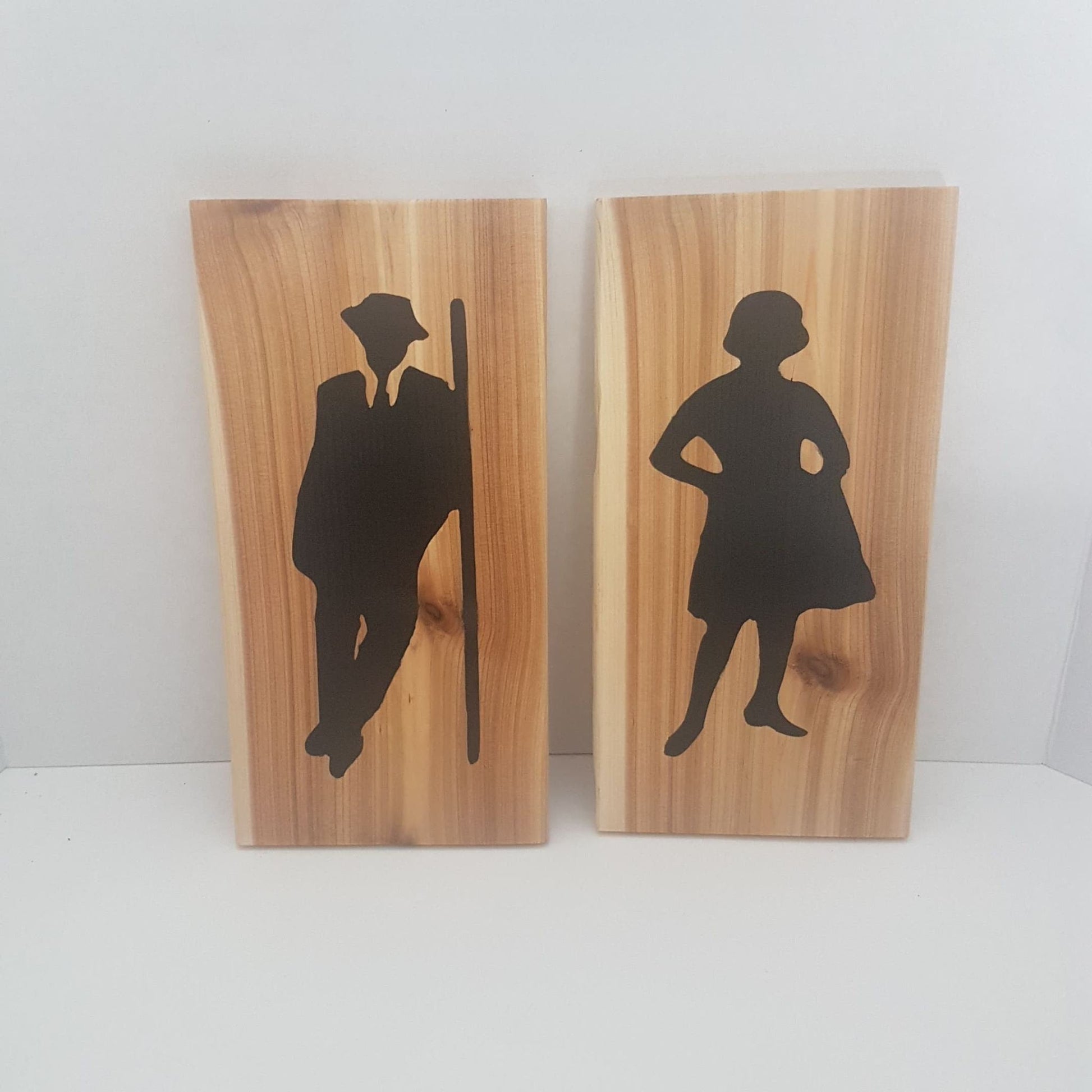 bathroom signs mens and womens bathroom restroom sign