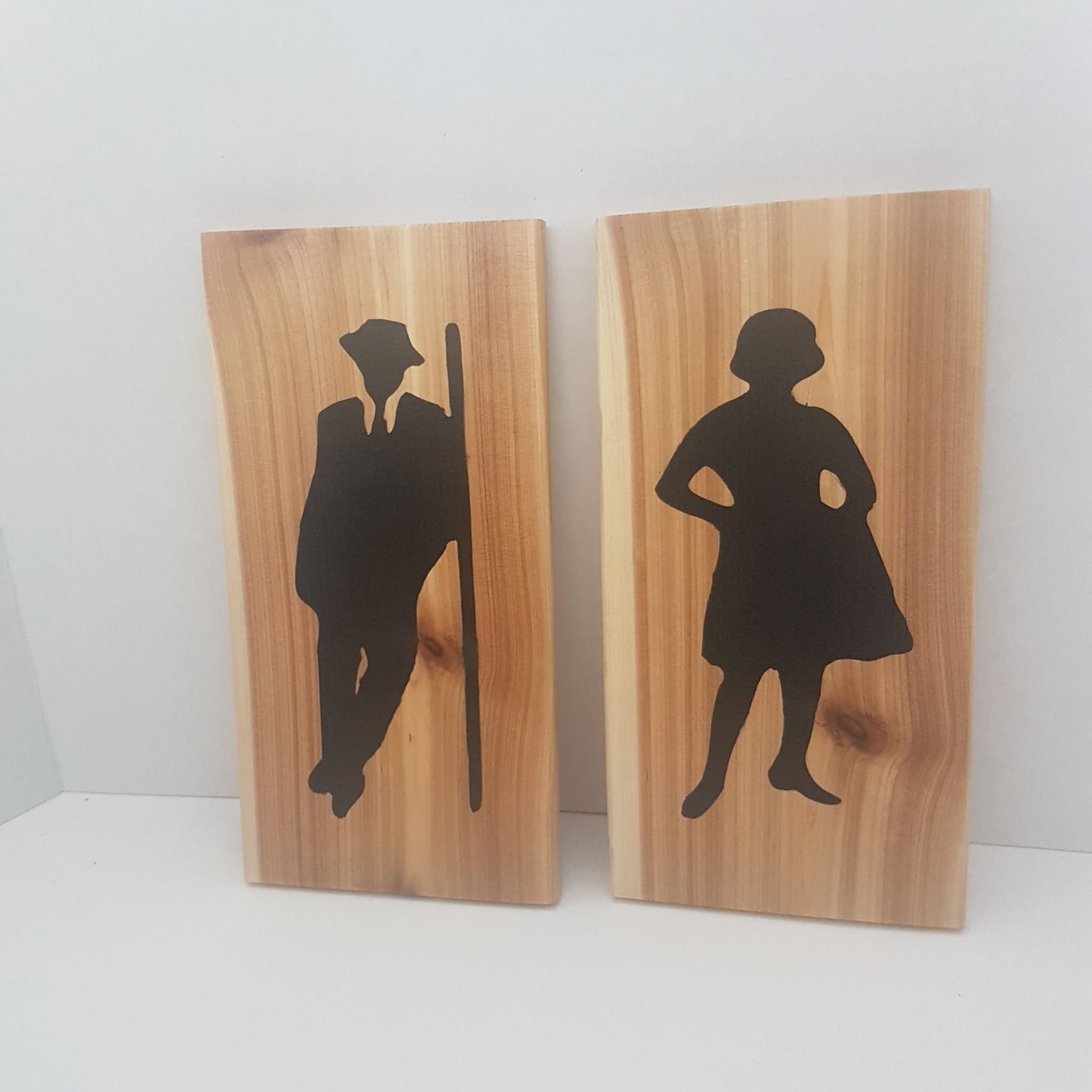 bathroom signs mens and womens bathroom restroom sign