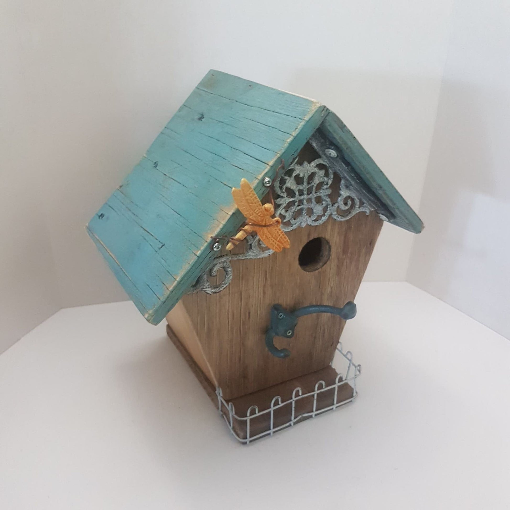 bird house cottage garden decor hand made
