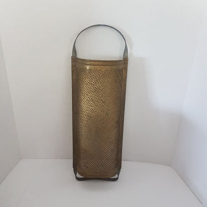 antique brass restaurant grater grm