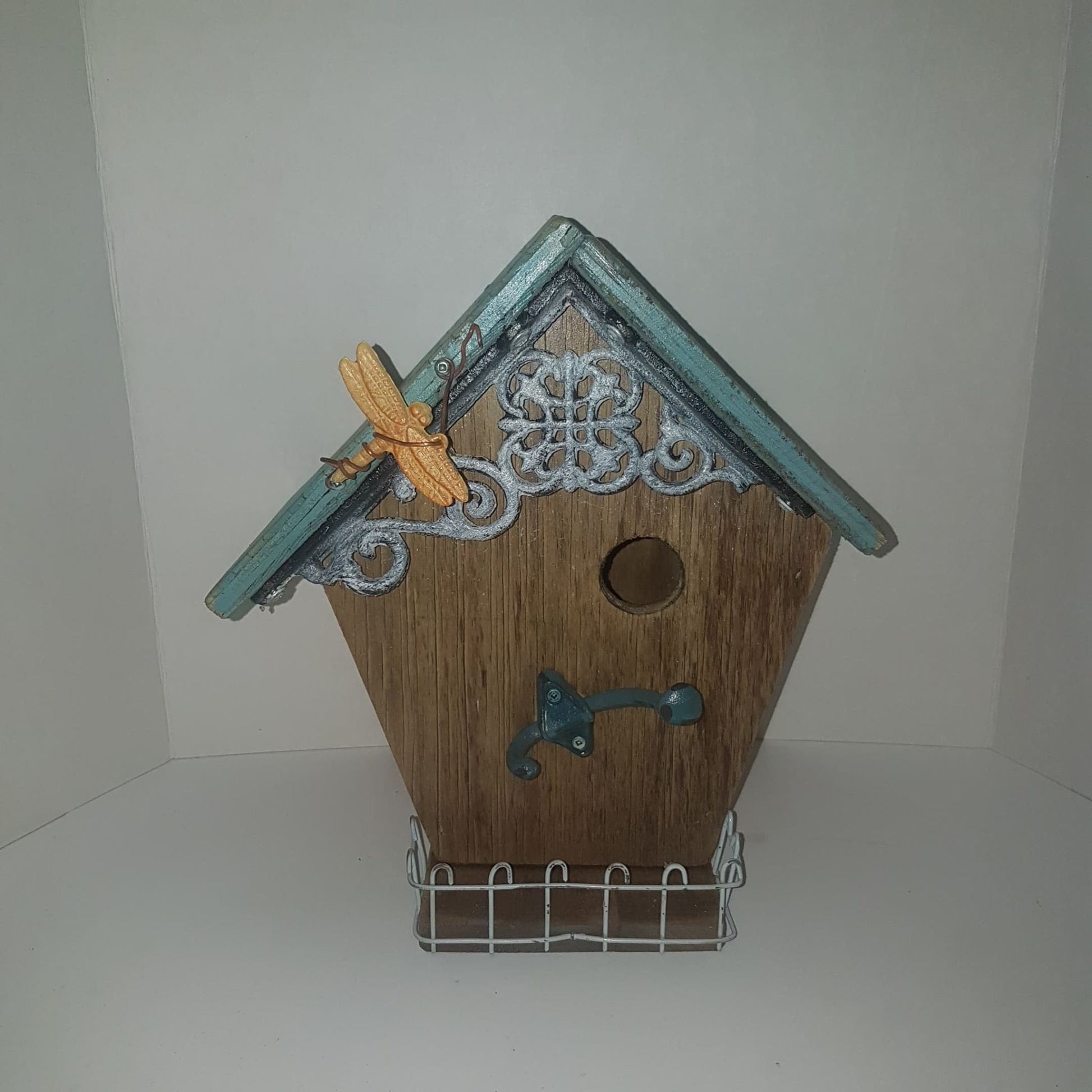 bird house cottage garden decor hand made