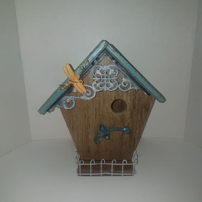 bird house cottage garden decor hand made