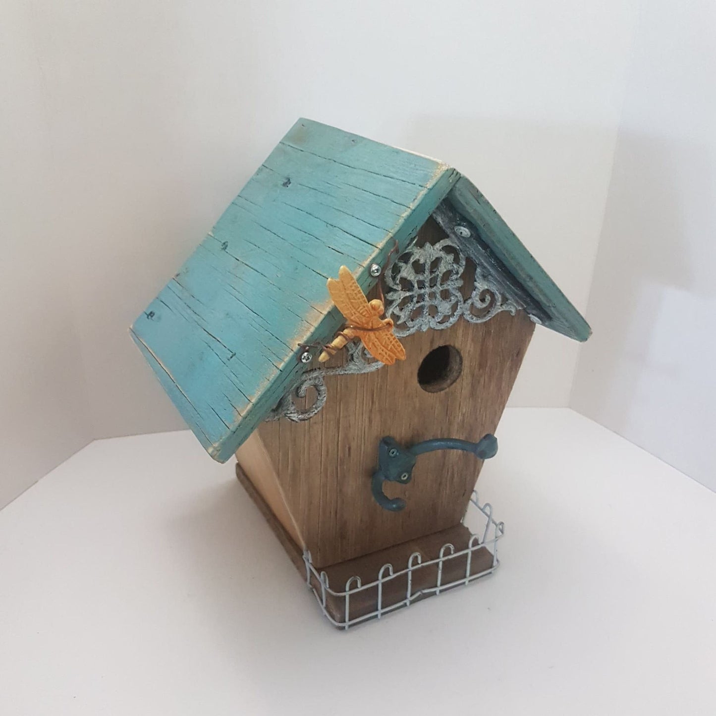 bird house cottage garden decor hand made