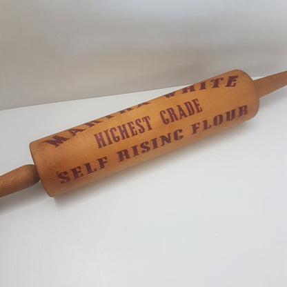 antique rolling pin martha white