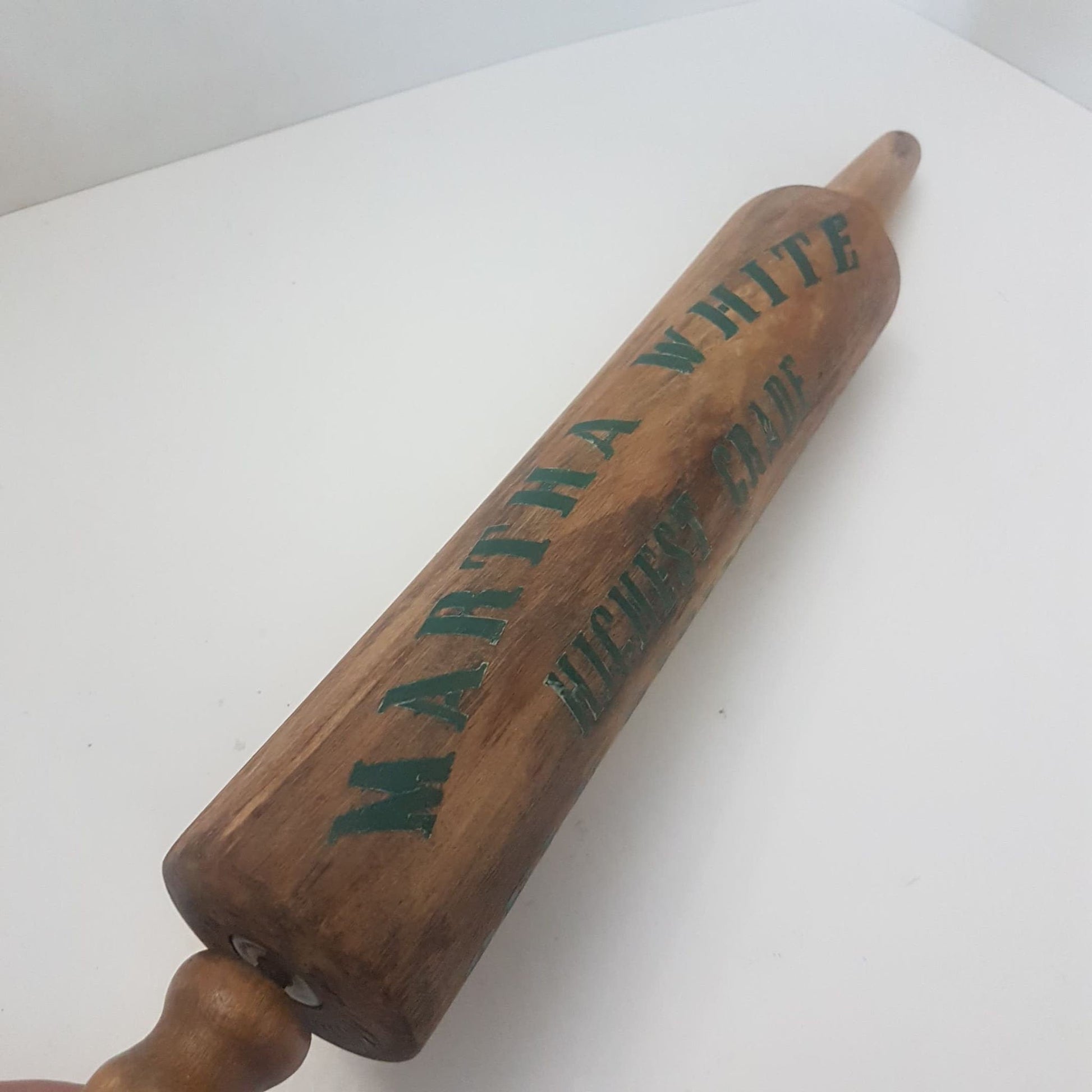 antique rolling pin martha white