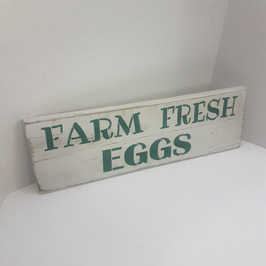 farm fresh eggs sign hand painted country decor