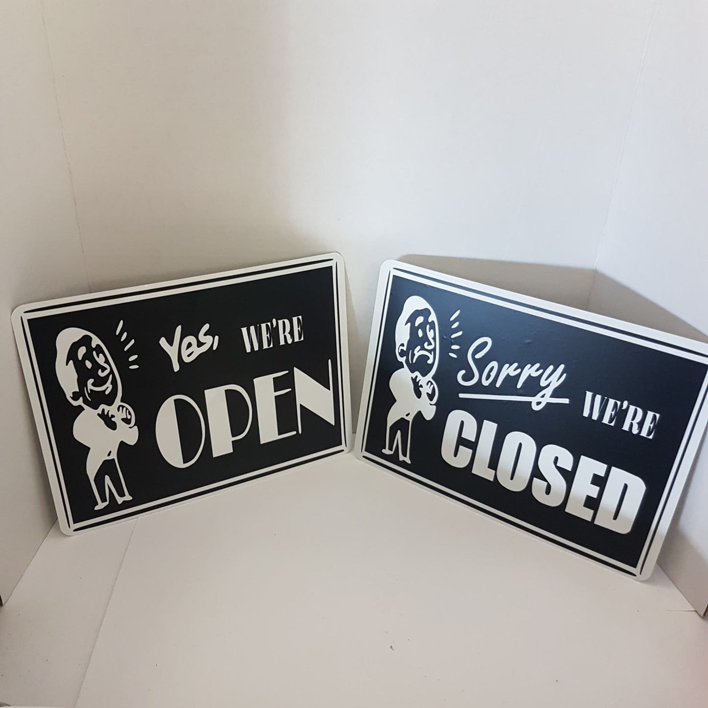 open closed signs