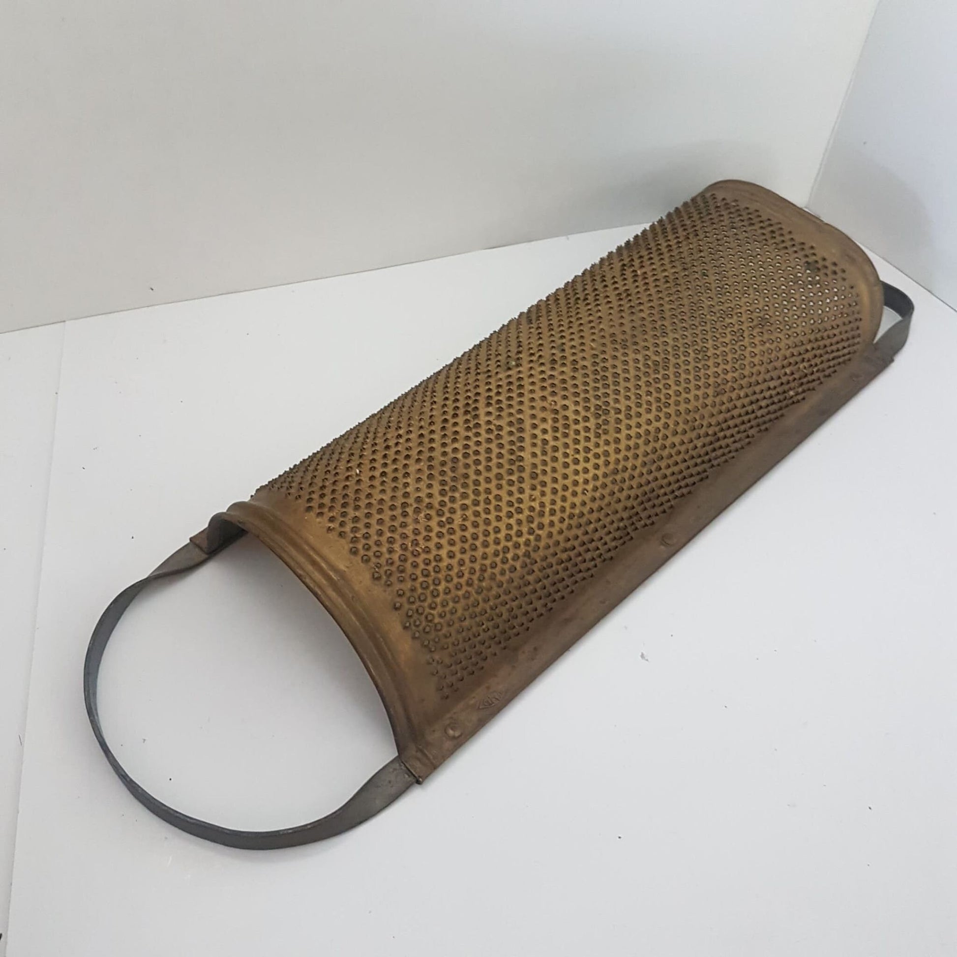 antique brass restaurant grater grm
