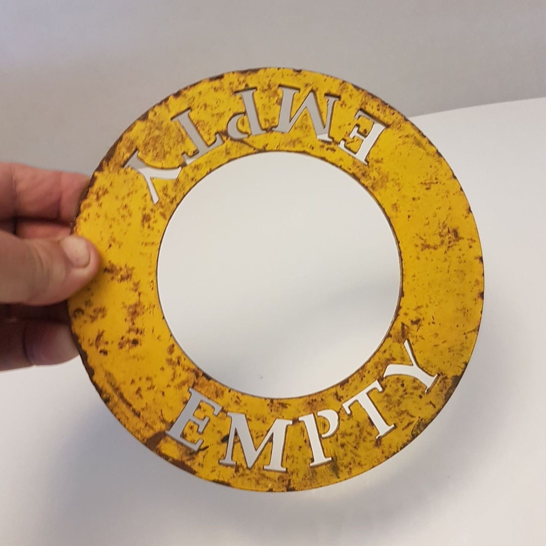 gas bottle empty ring welders decor