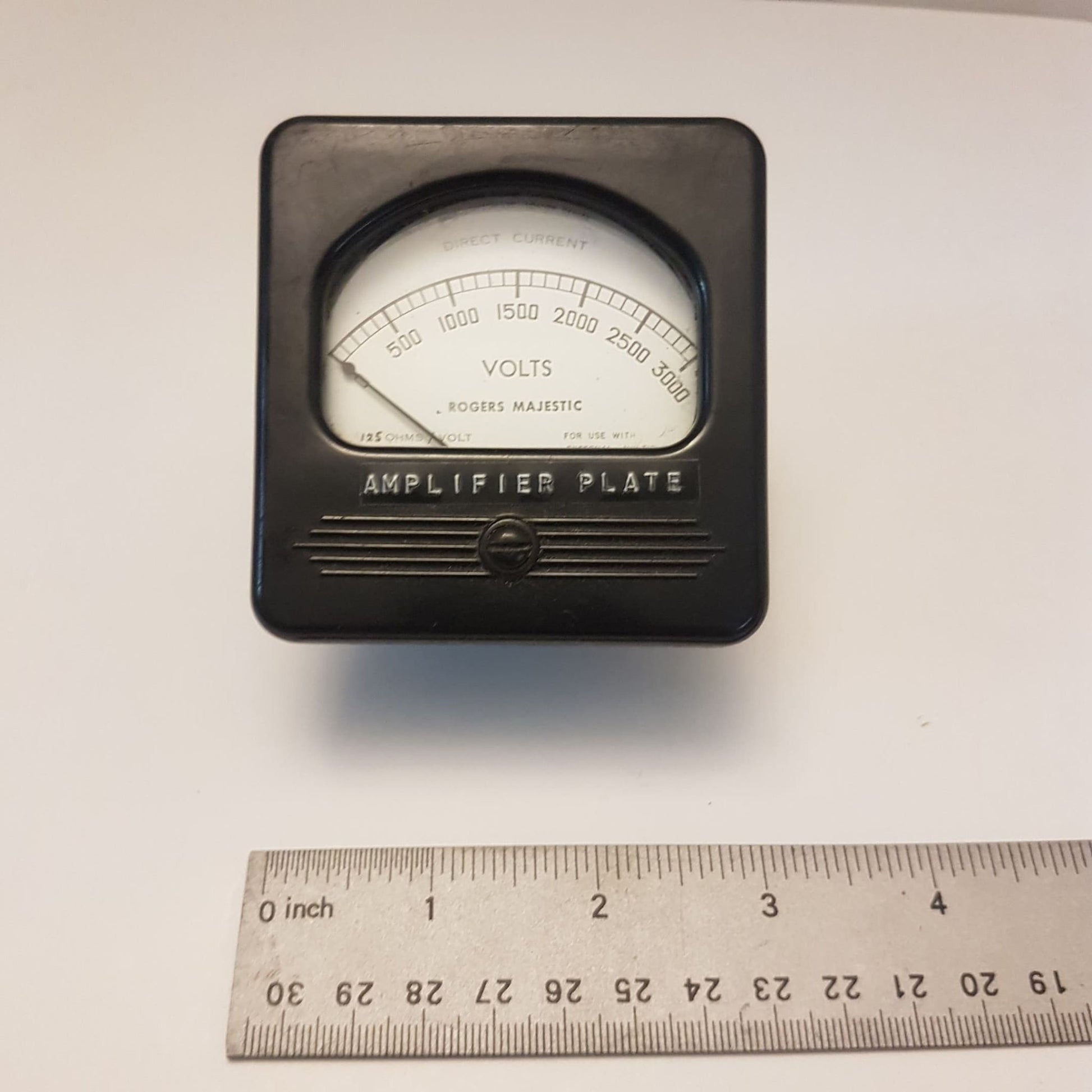 vintage bakelite aircraft / radio gauge bach-simpson london ontario