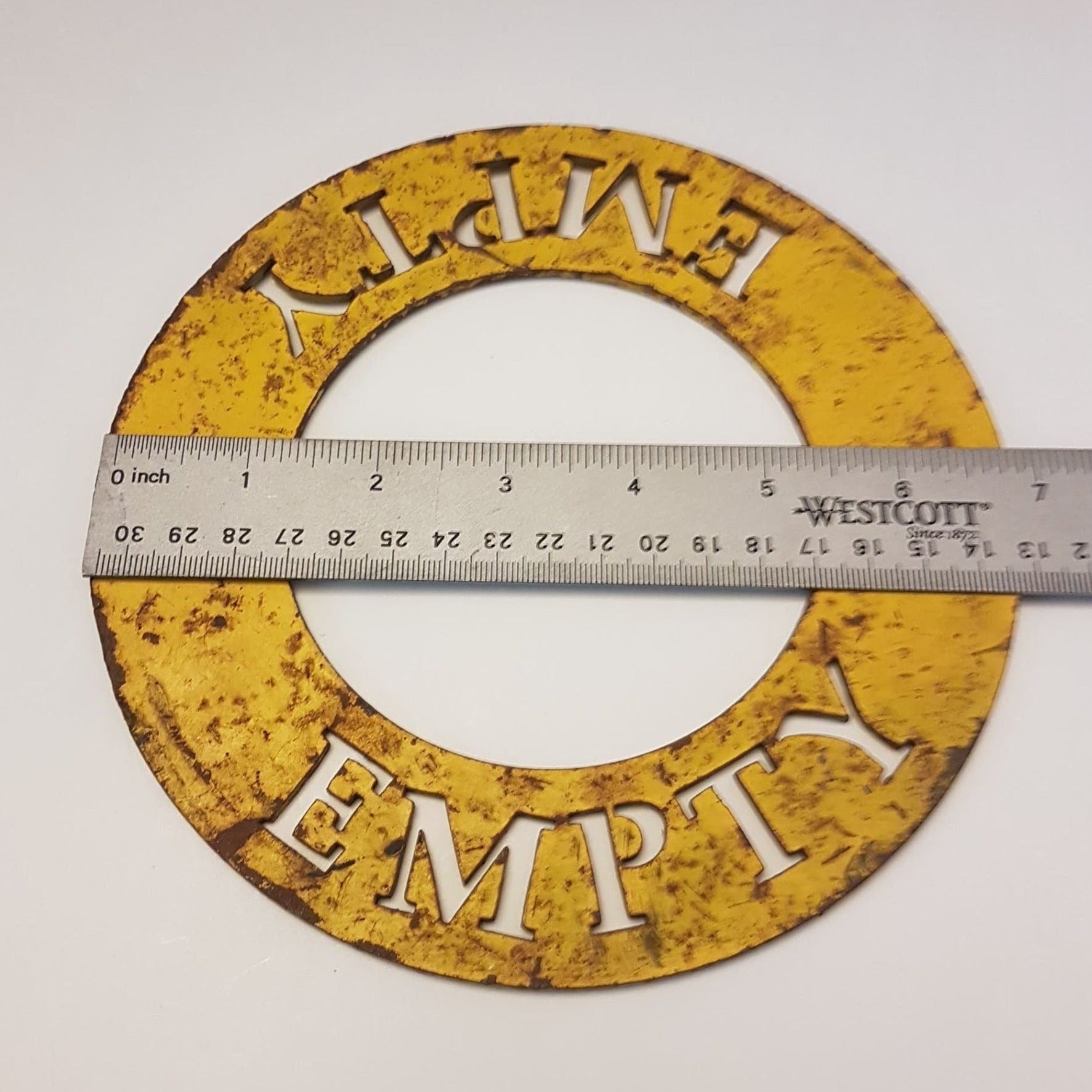 gas bottle empty ring welders decor