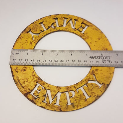 gas bottle empty ring welders decor