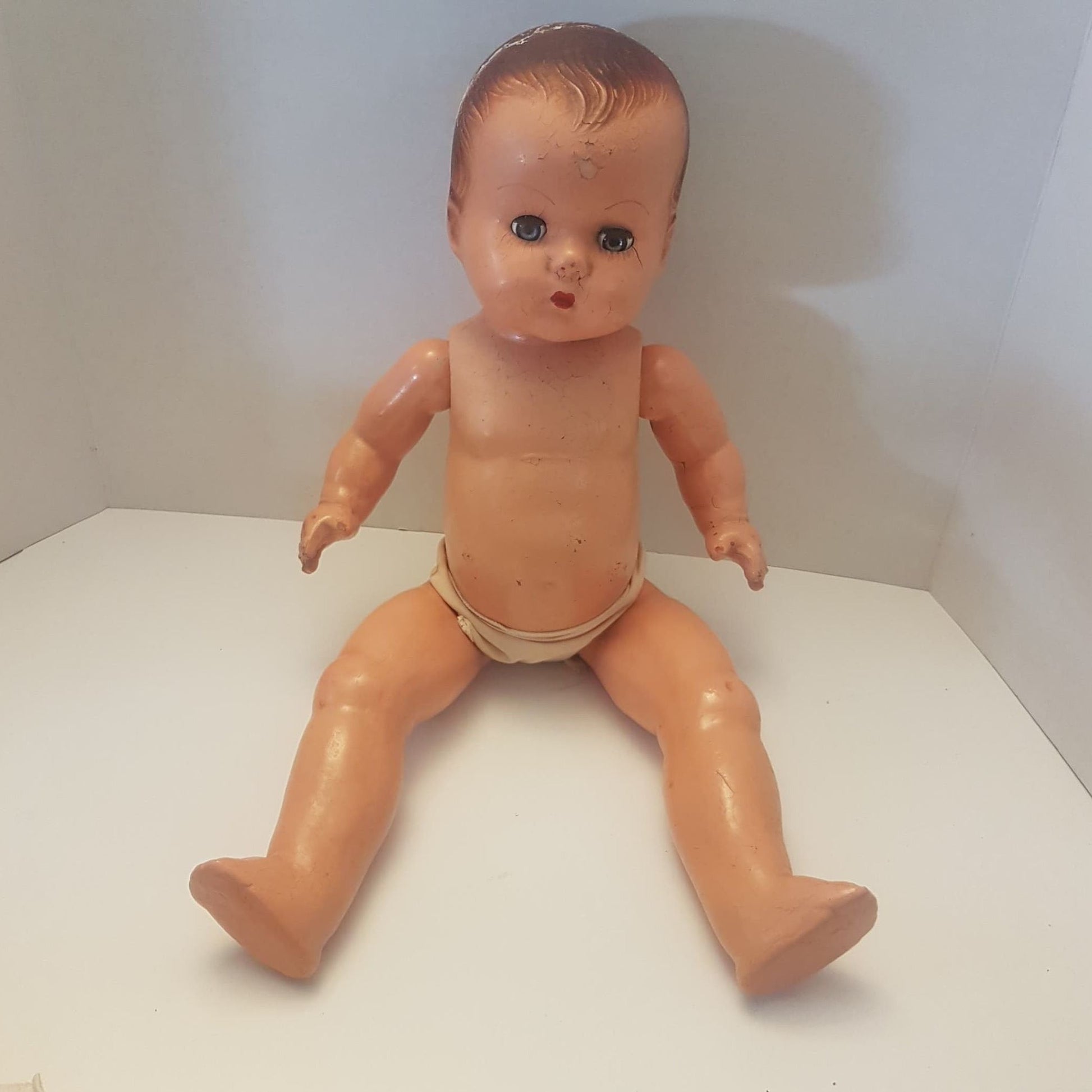 super rare canadian antique earle pullan composition doll rare