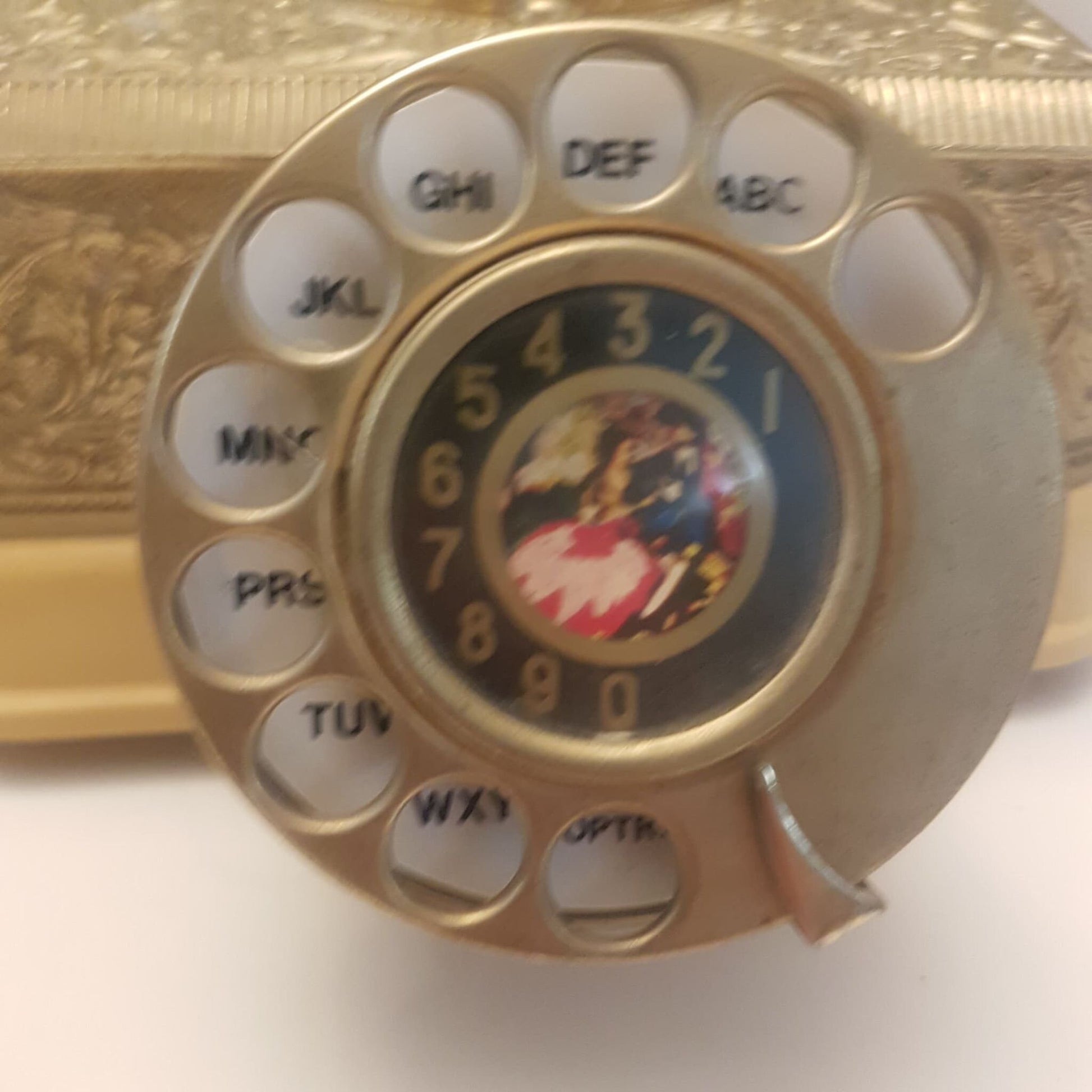vintage mcm boudoir telephone