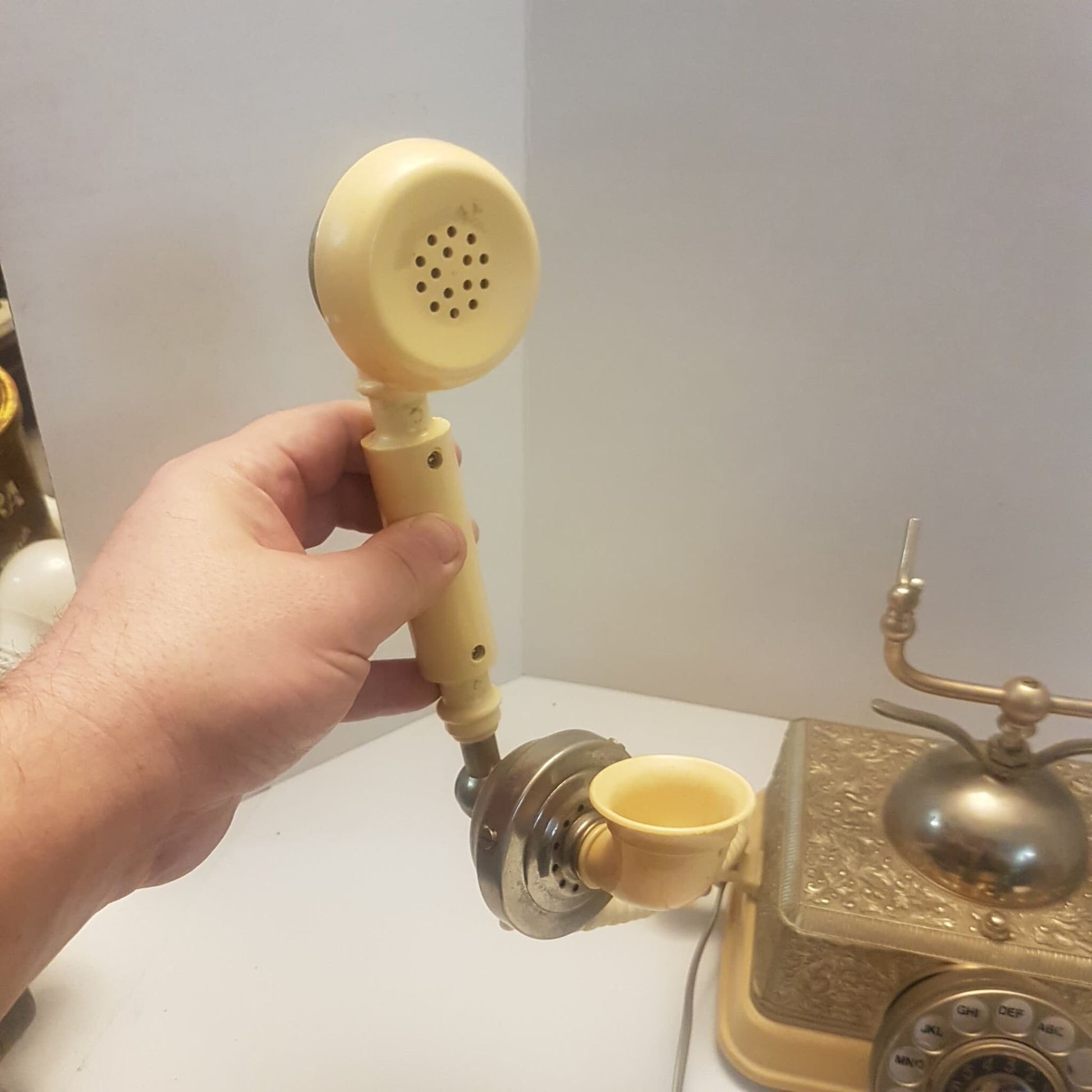 vintage mcm boudoir telephone