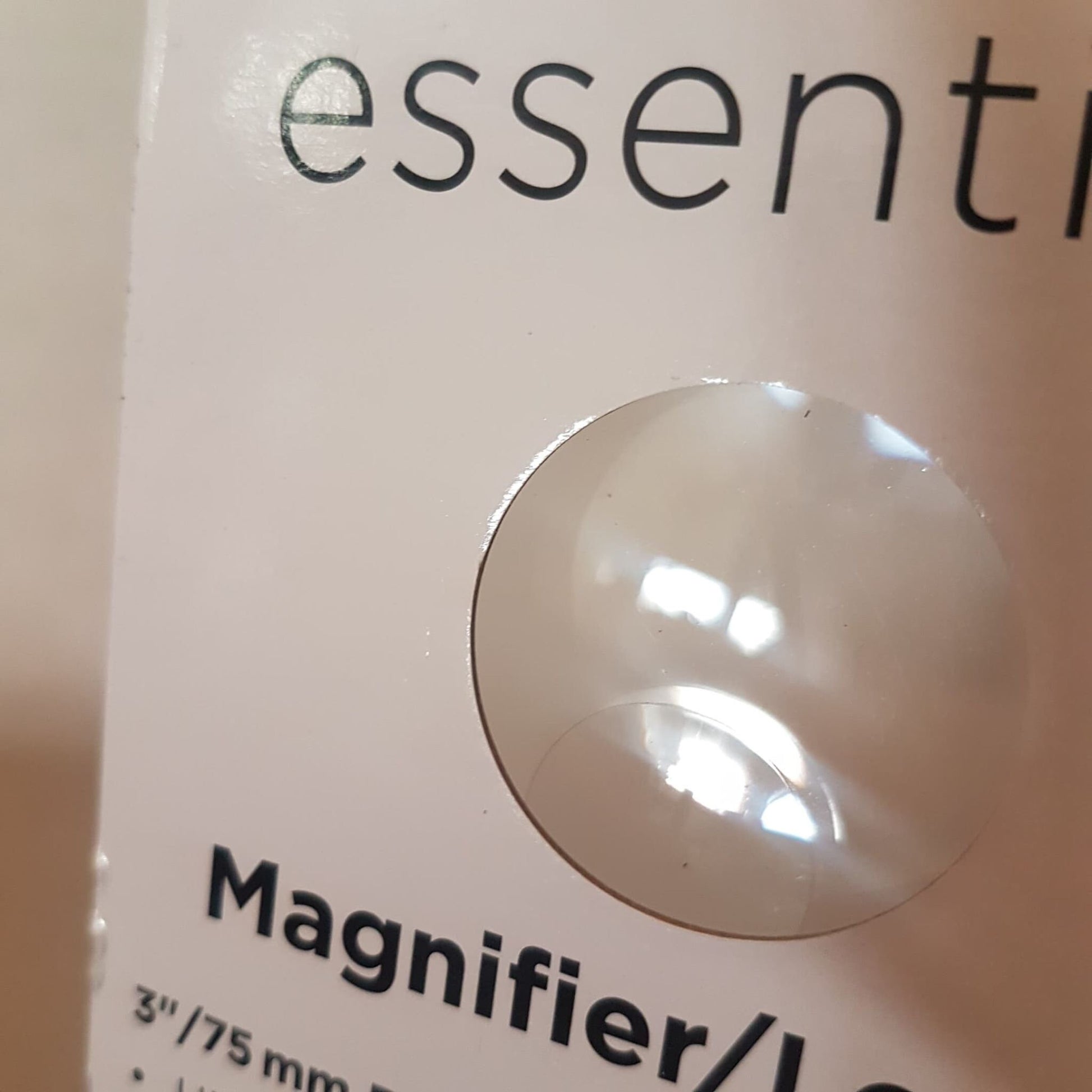 magnifying glass 2x with 4x bifocal lens