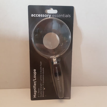 magnifying glass 2x with 4x bifocal lens