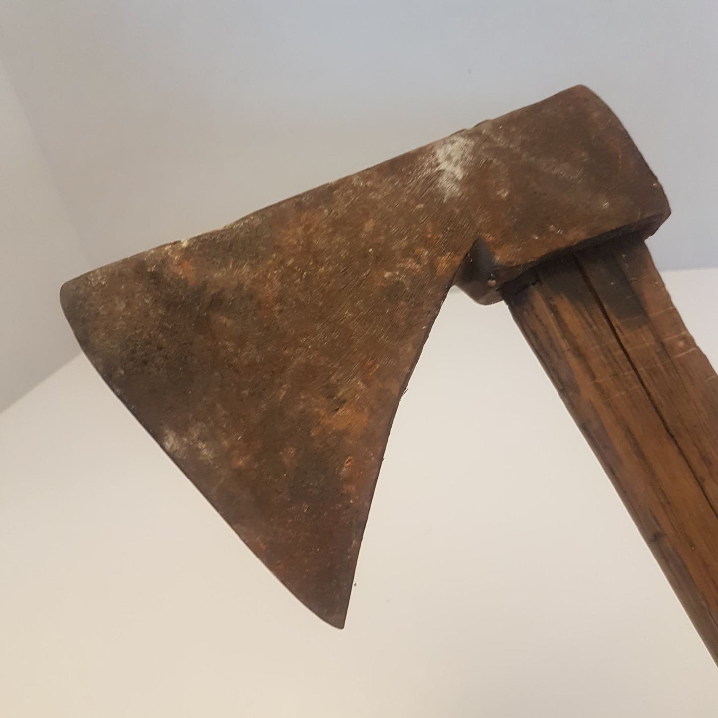primitive medieval hand forged hatchet