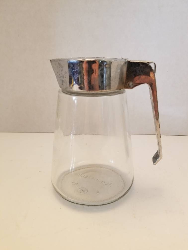 glass cream pitcher