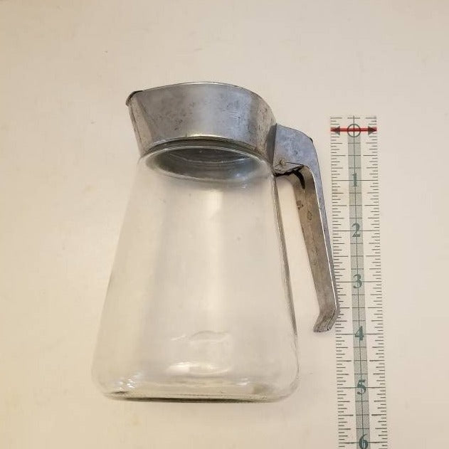 glass cream pitcher