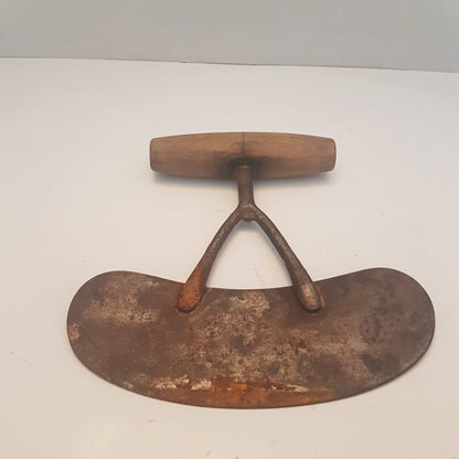 single blade antique kitchen chopper