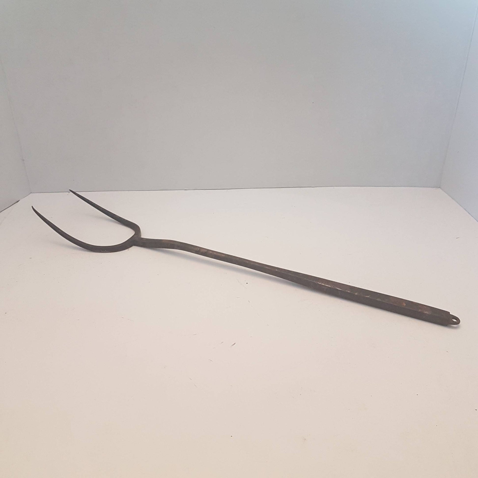 antique primitive meat fork  roasting fork
