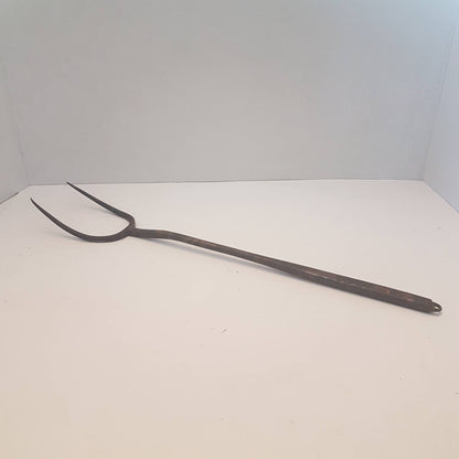 antique primitive meat fork  roasting fork