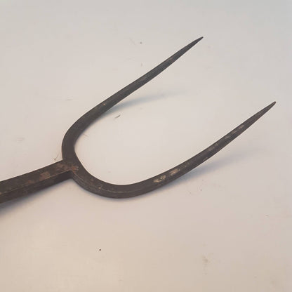 antique primitive meat fork  roasting fork