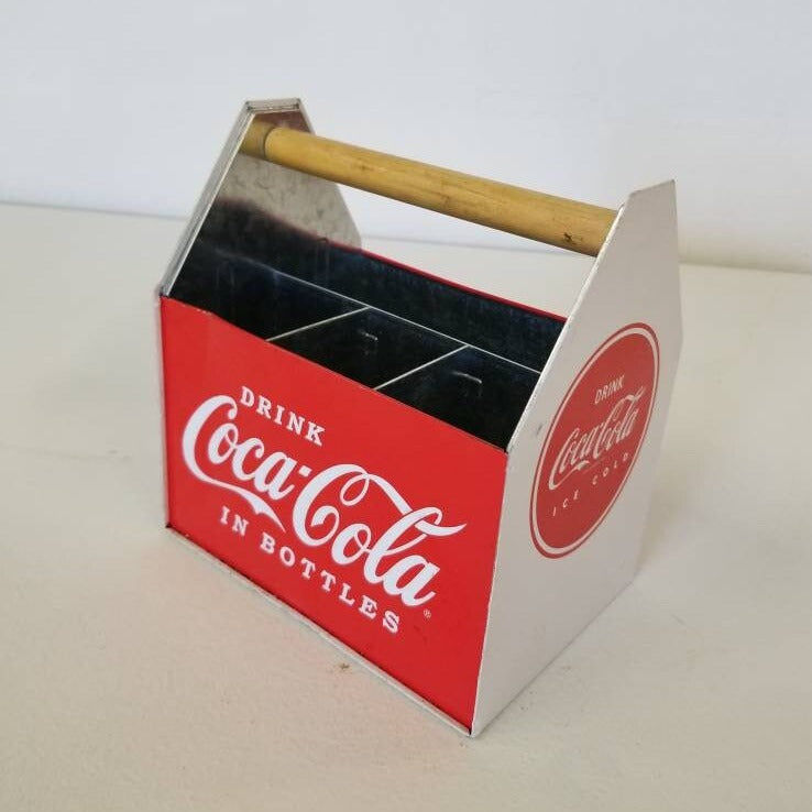 vintage coca-cola advertising table caddy