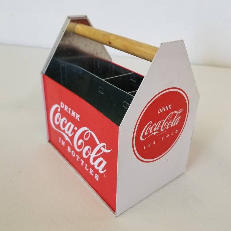 vintage coca-cola advertising table caddy