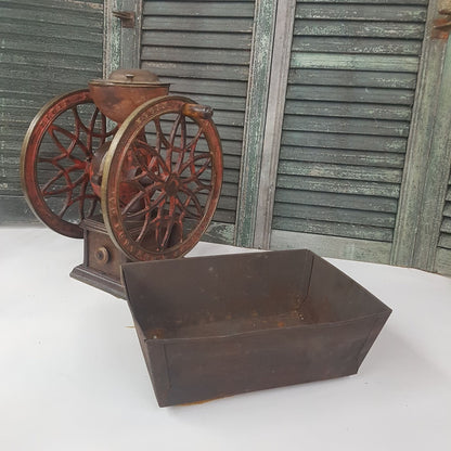 metal bin storage box industrial design garden harvest basket