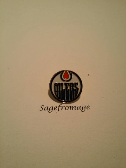 edmonton oilers nhl team lapel pin