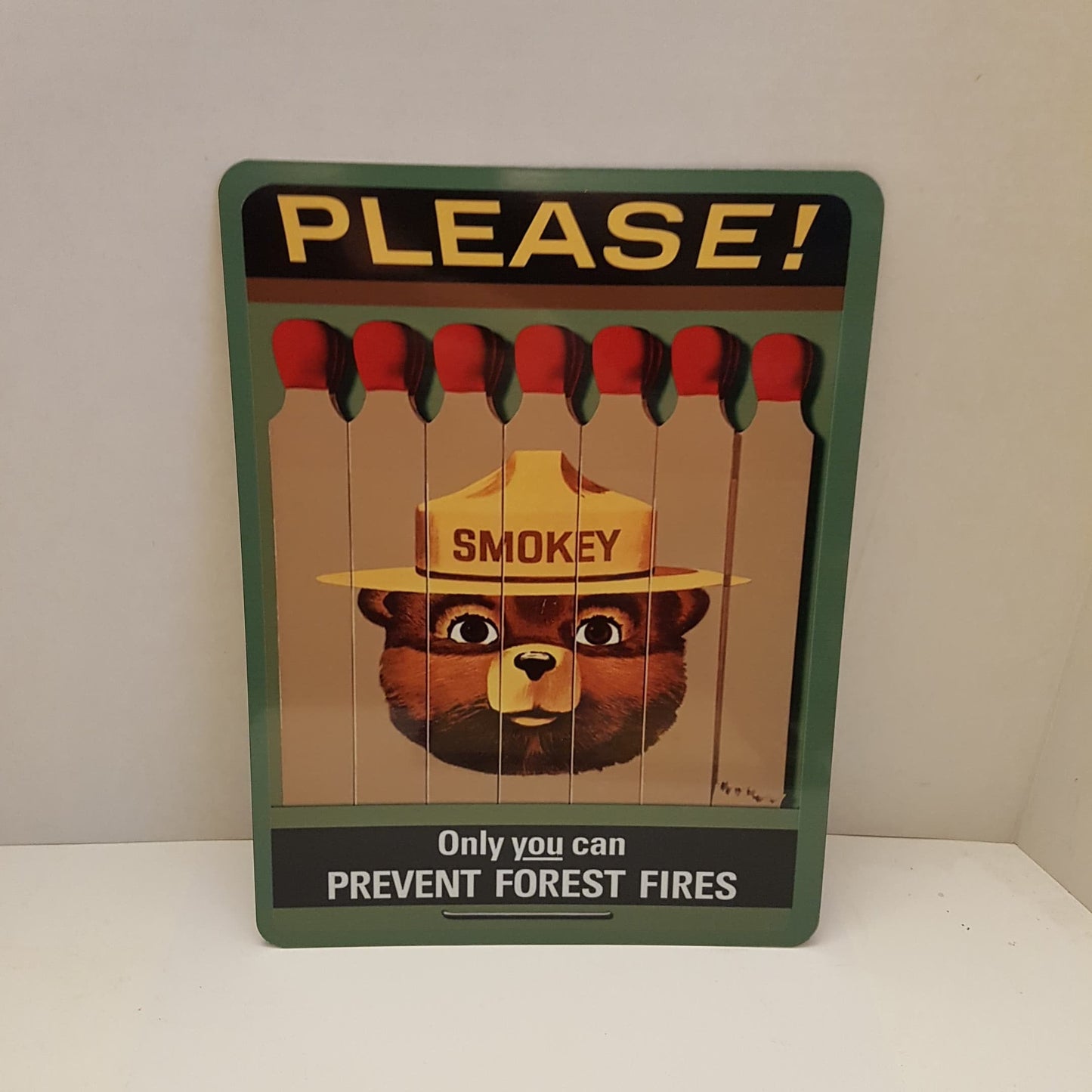 sign smokey the bear only you can prevent forest fires