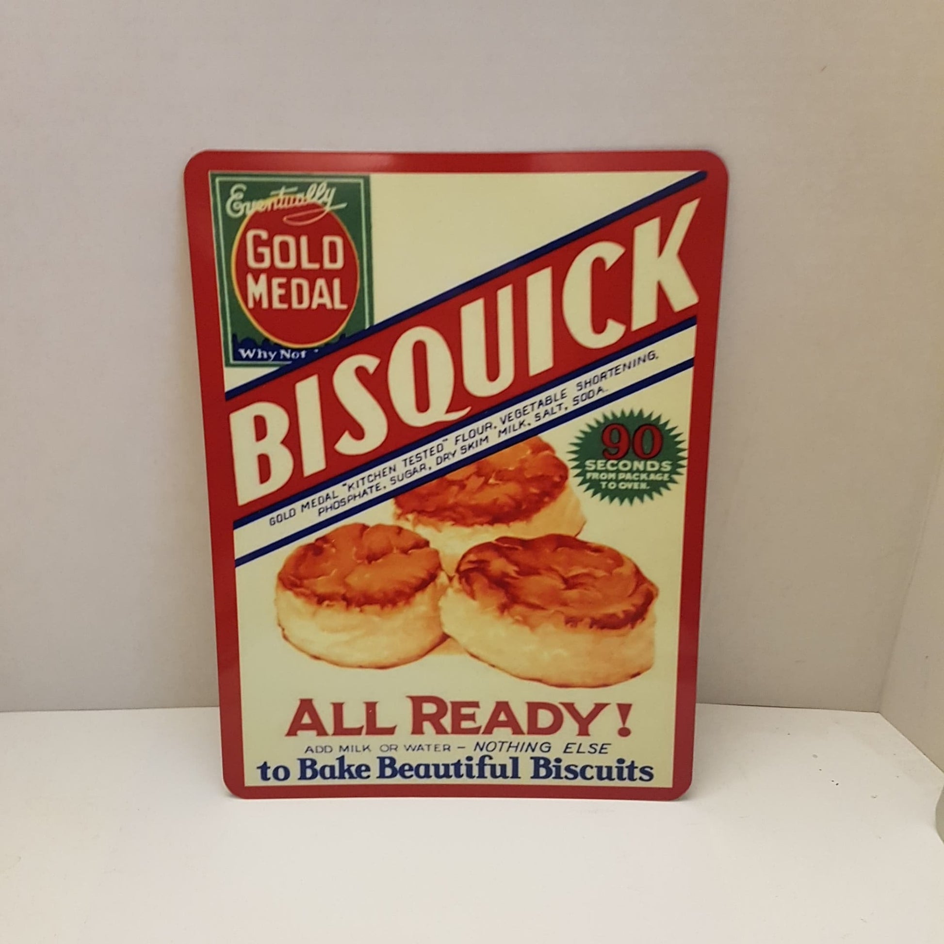 sign vintage bisquick advertising sign