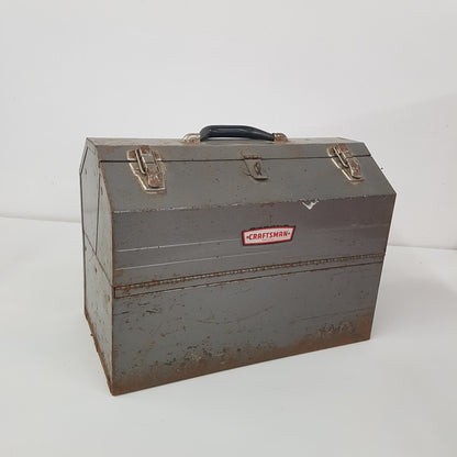 vintage folding cantilever toolbox accordion craftsman tool box
