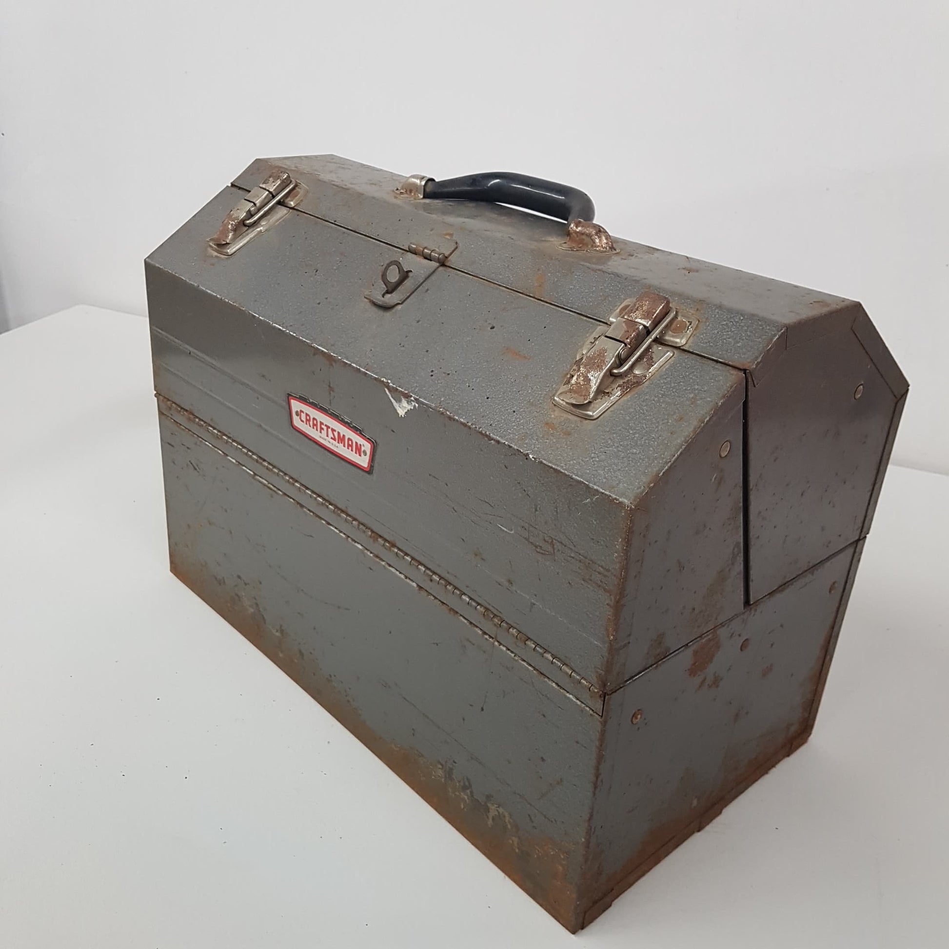 vintage folding cantilever toolbox accordion craftsman tool box