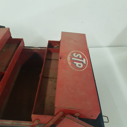 vintage folding cantilever toolbox accordion canadian tire tool box