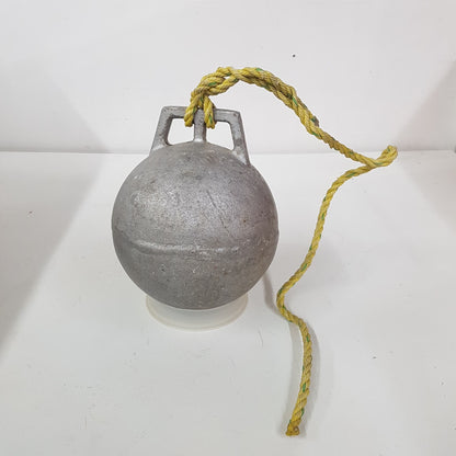 antique nautical fishing buoy / float newfoundland / maine lobster fishing the webster deep water float