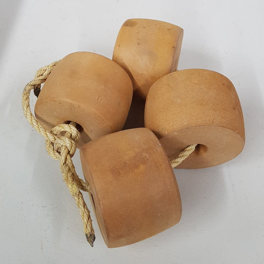 antique nautical fishing buoy / float newfoundland / maine lobster fishing