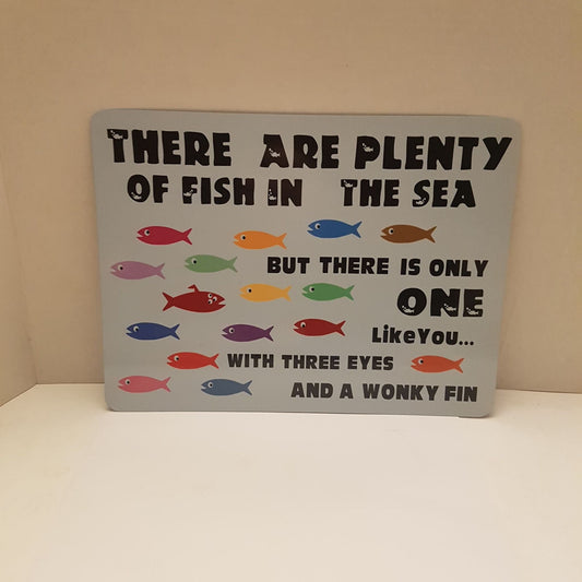 there is plenty of fish in the sea but there is only one like you