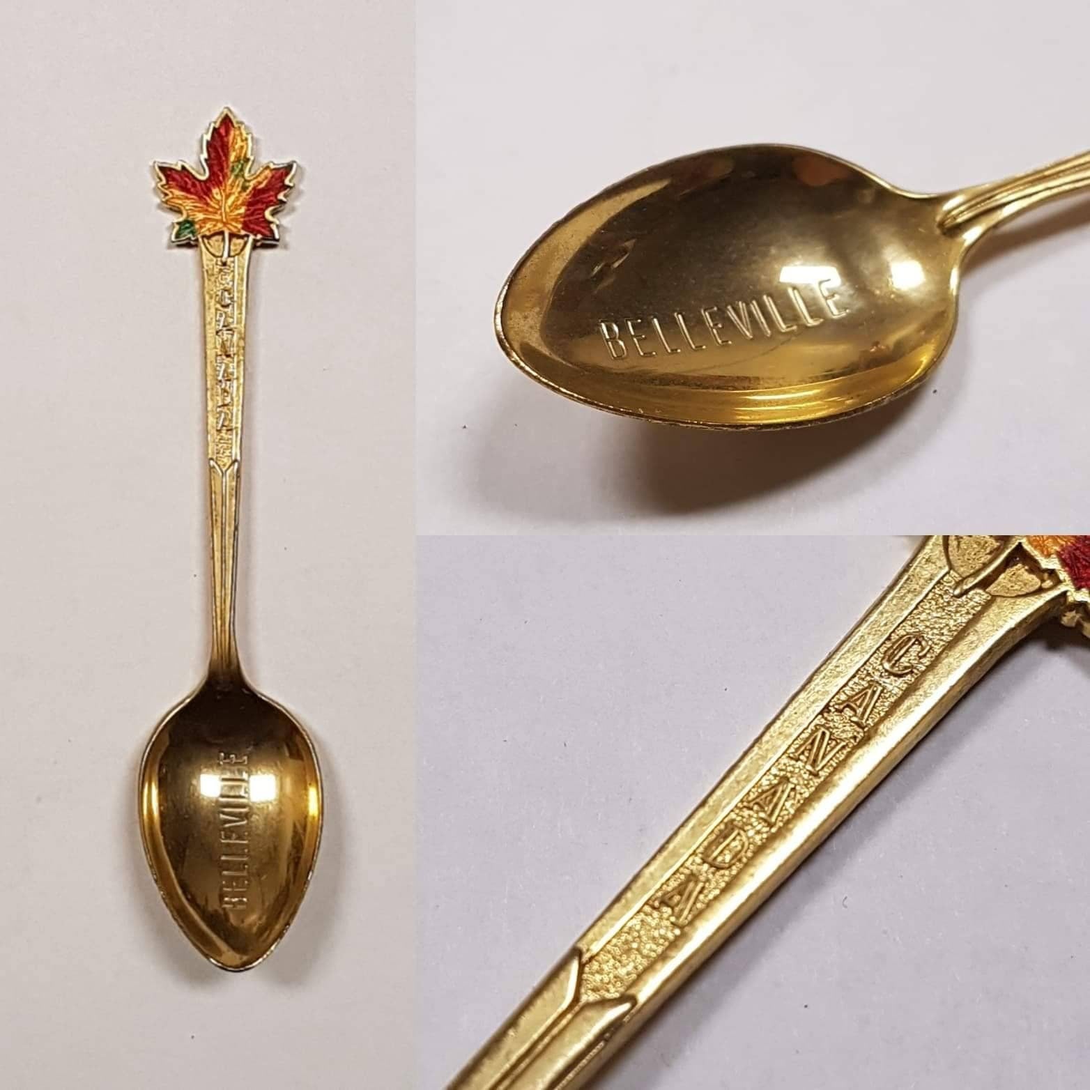 collectible souvenir spoon canada belleville
