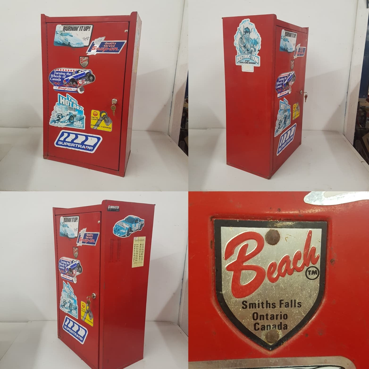 mechanics toolbox sidecab hanging beach brand