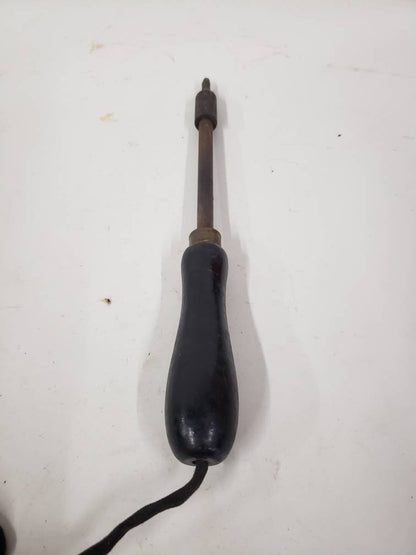 vintage pyrography tool wood burning iron hand tools