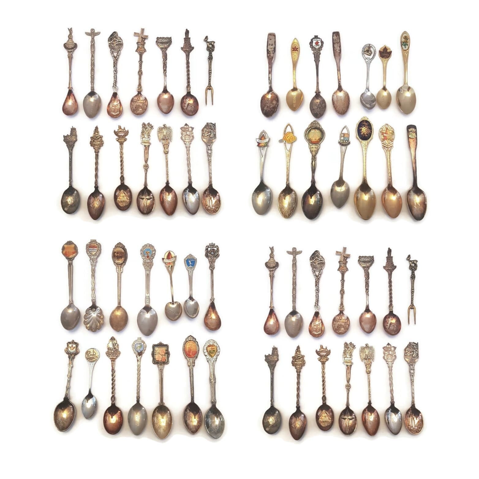 spoon monaco collectible souvenir spoon collection travel keepsake