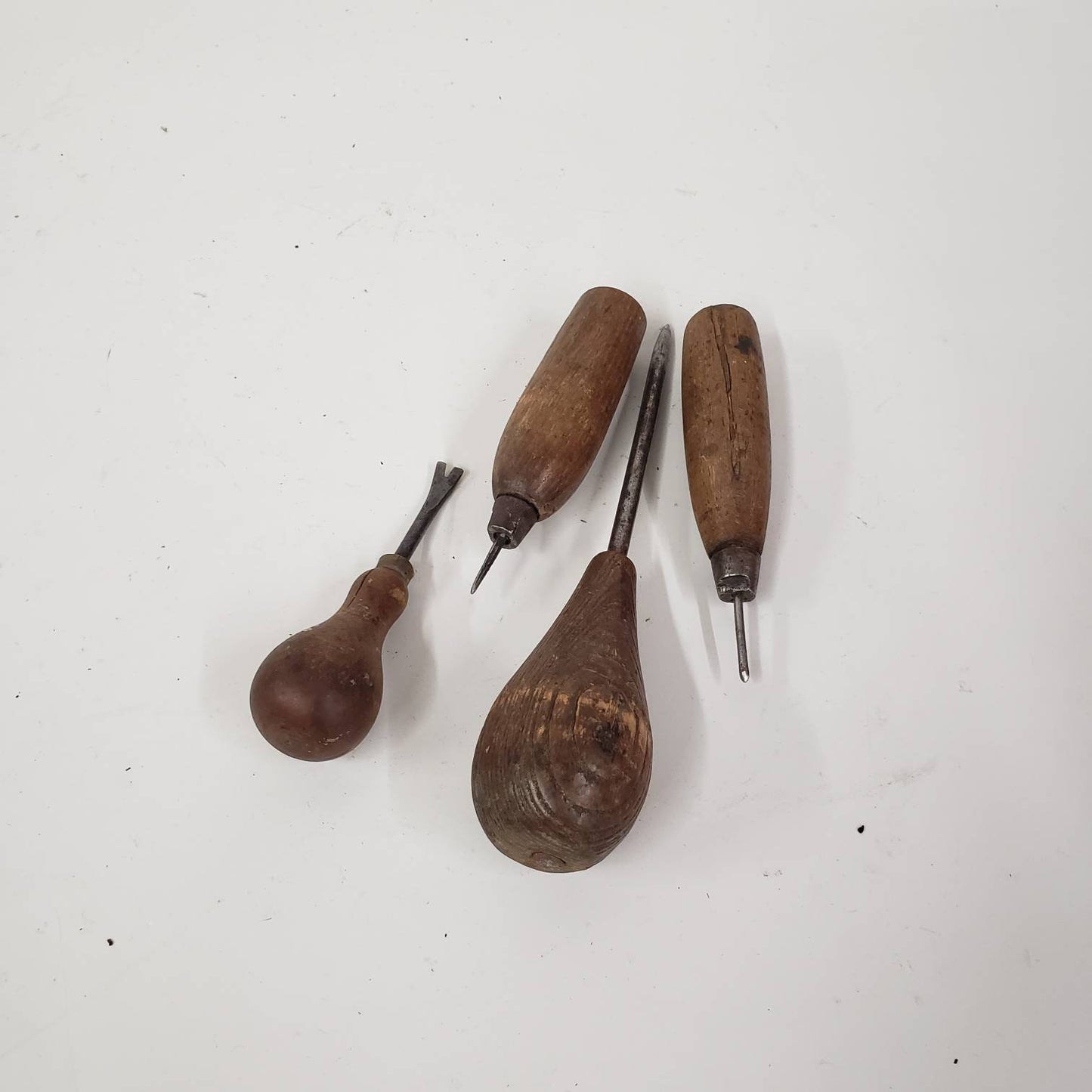 punches and awls set of four hand tools carpentry tools antique woodworking